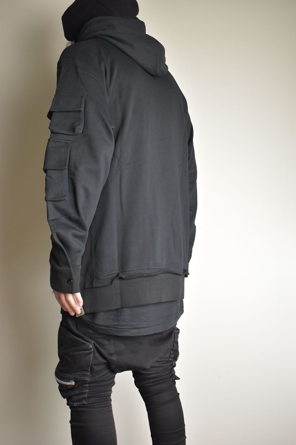 Basic Hoodie Pull"Black" / ベーシックフーディプル"ブラック"