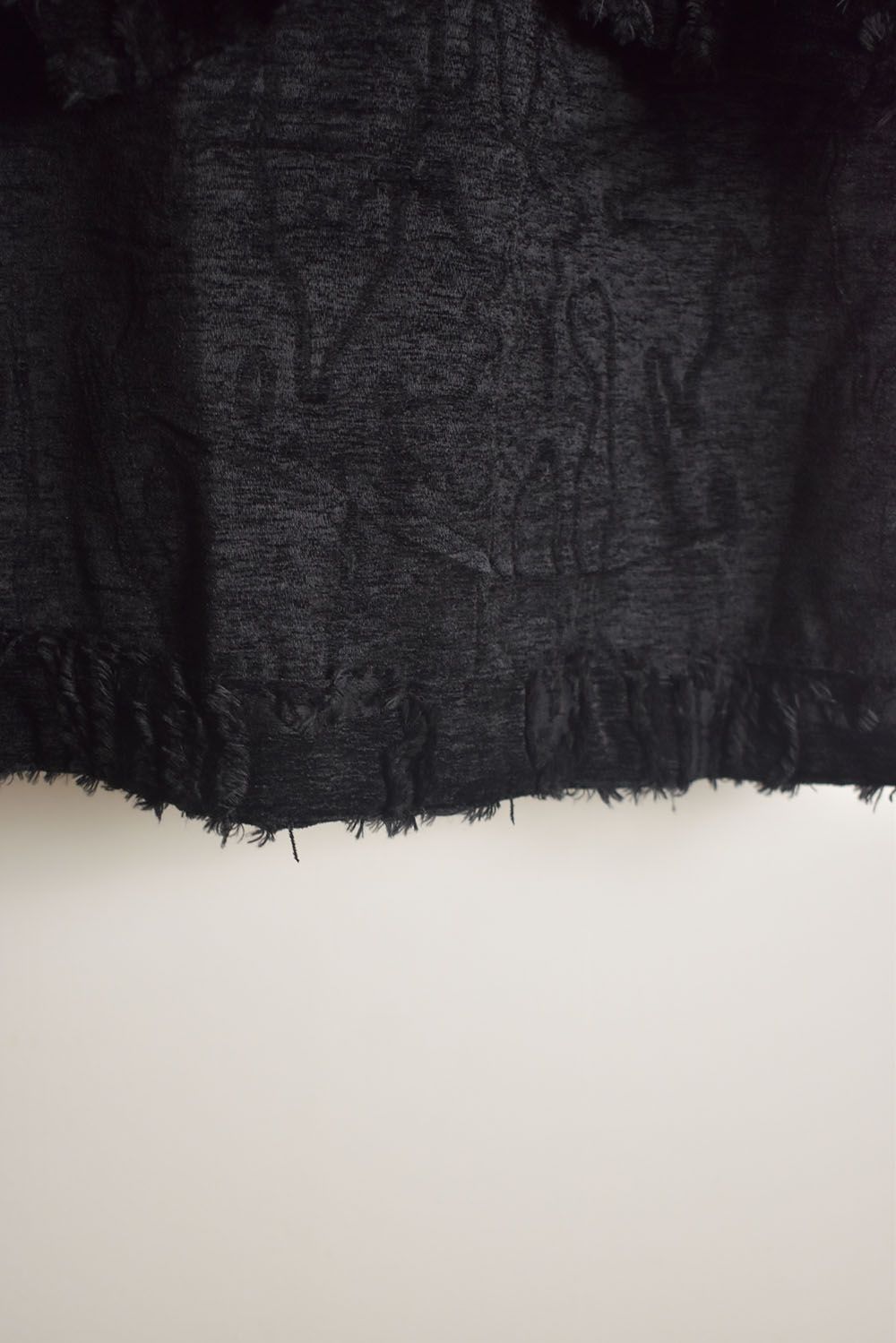 Jacguard Long Shirts"Black"/ジャガードロングシャツ"ブラック"