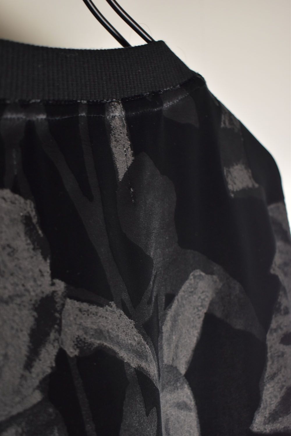 Crew Neck Side Vent Pullover"Black" / クルーネックサイドベンツプルオーバー"ブラック"
