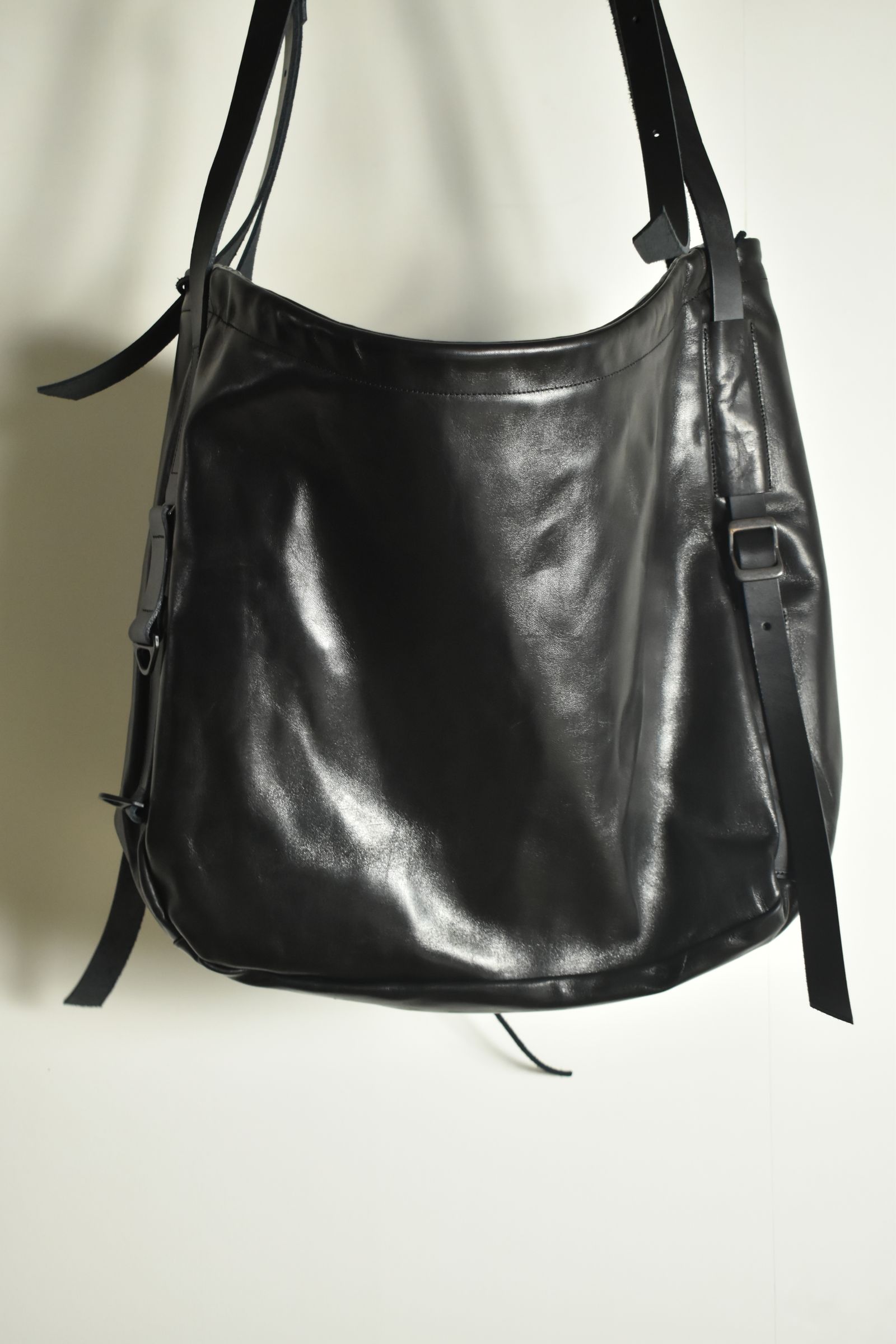 Horse Leather Shoulder Bag"Black" / ホースレザーショルダーバッグ"ブラック"