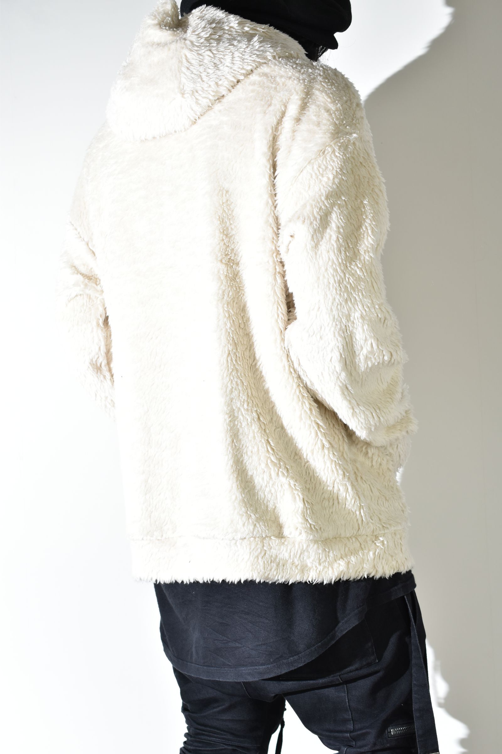 Oversized Pullover Hoodie "Ecru" / オーバーサイズプルオーバーフーディ"エクリュ"