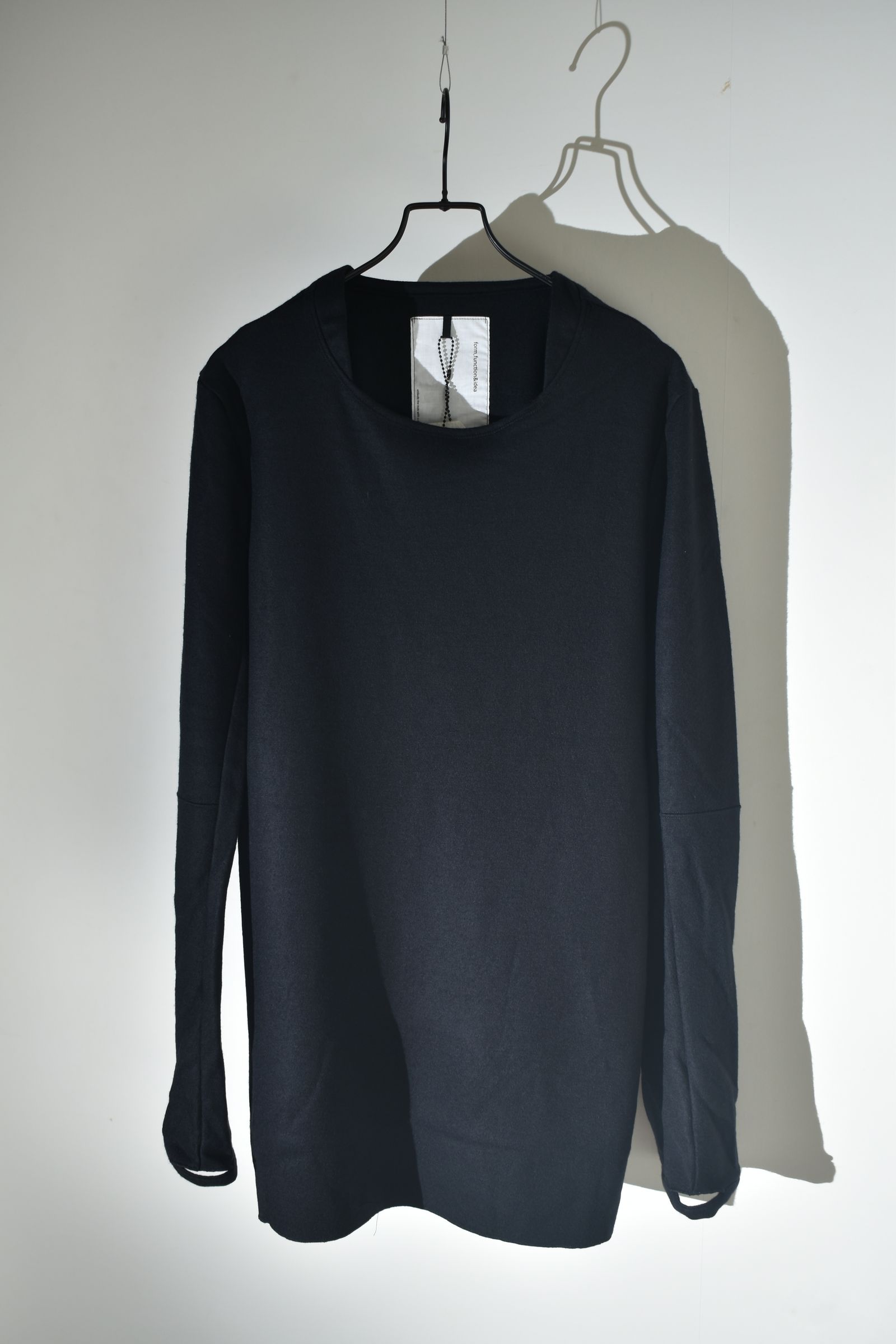 基層 Long Sleeve_01 "Black" / 基層ロングスリーブ"ブラック"