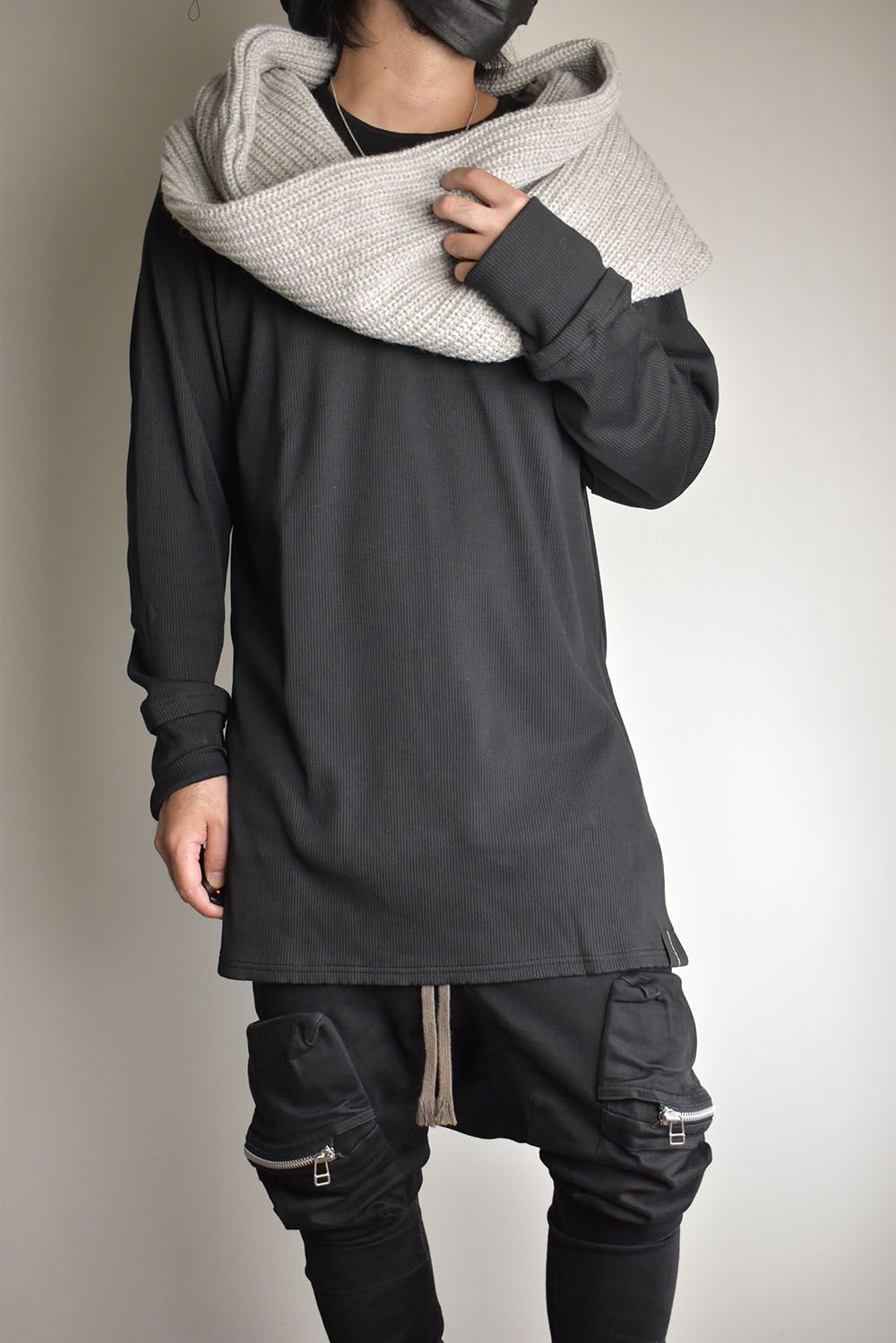 Knit Snood "Oyster Grey" / ニットスヌード"オイスターグレー"