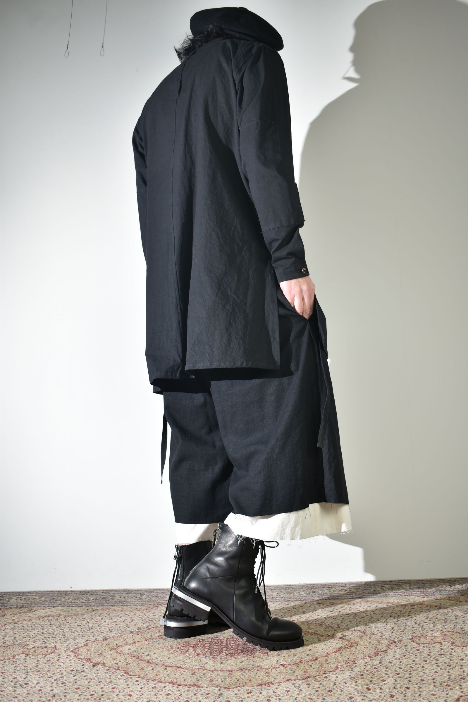 レイヤードで魅せるkujakuのハーフパンツ