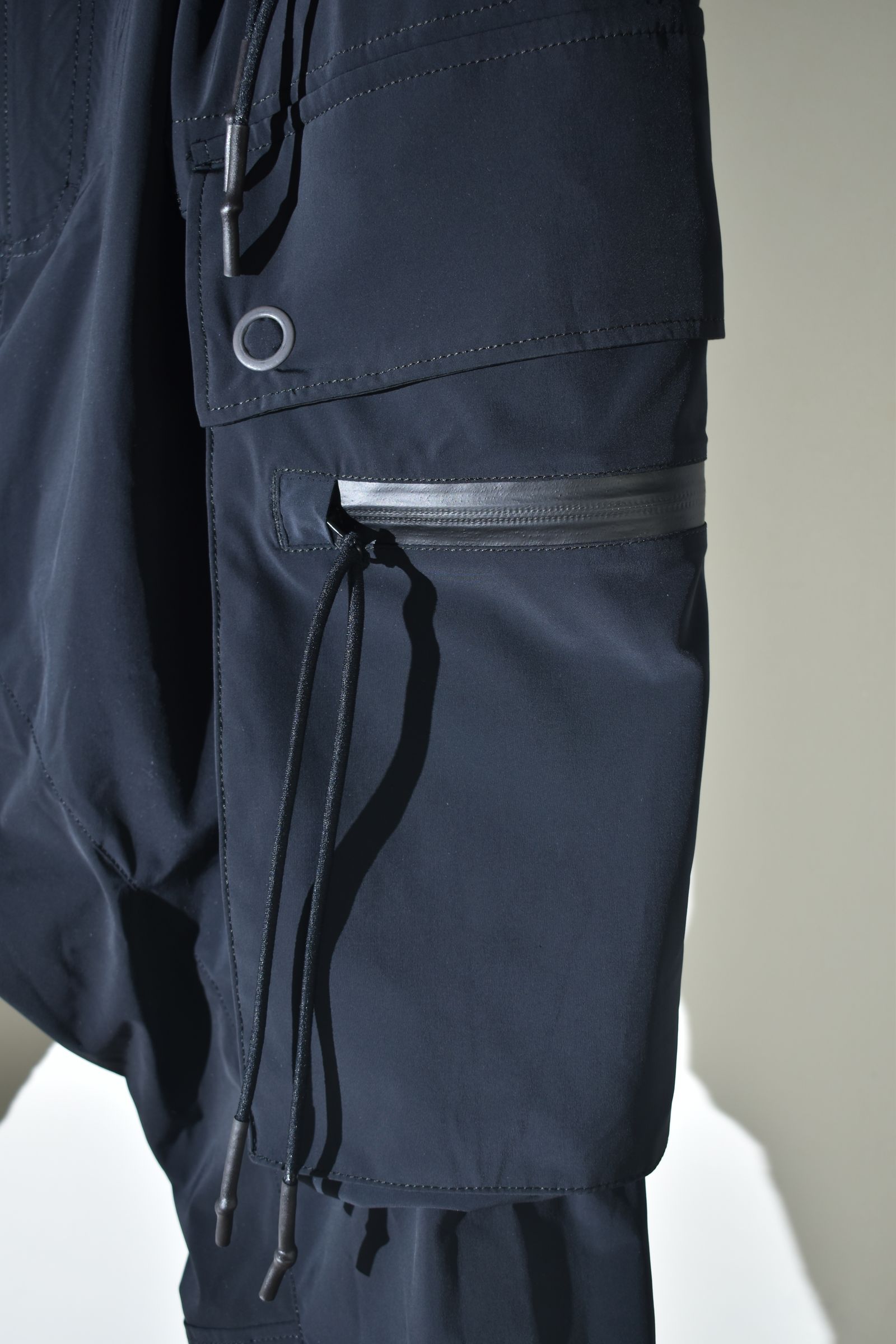 Sarrouel Cropped Cargo"Black" / サルエルクロップドカーゴ"ブラック"