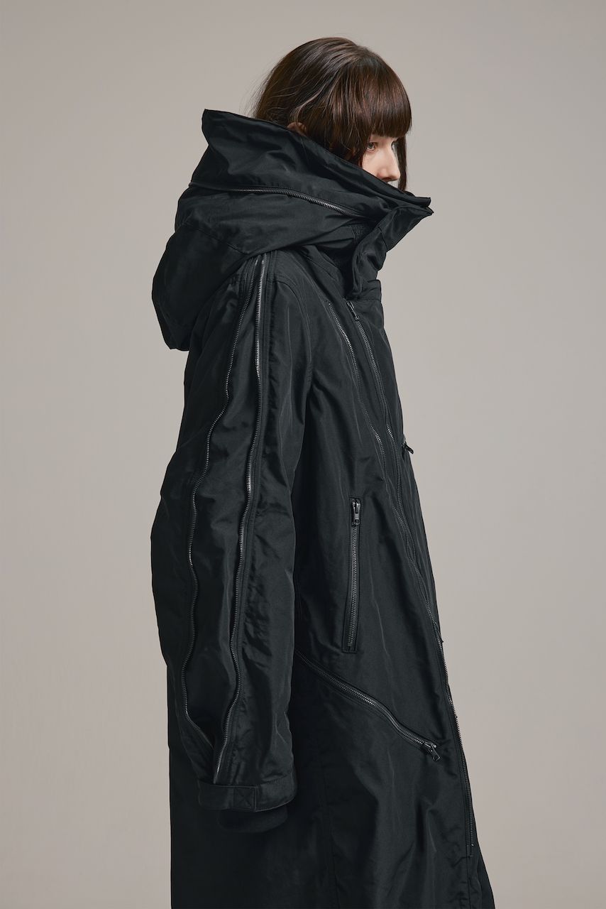 Multi Zip Military Parka Coat"Black" / マルチジップミリタリーパーカーコート"ブラック"
