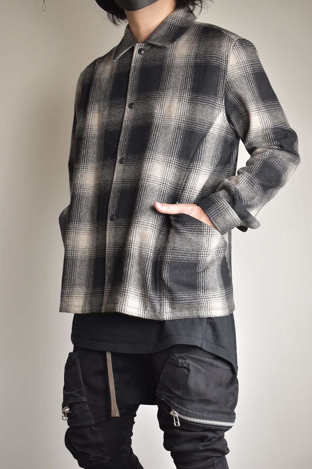 Flannel Shirts"Mix Black"/フランネルシャツ"ミックスブラック"