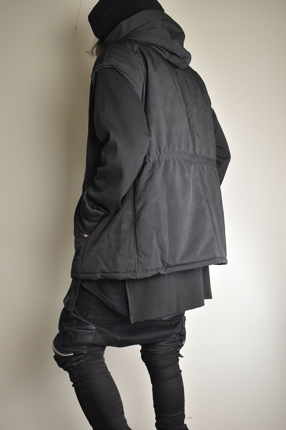 Chill Buster Sleeve Less Parka"Black"/チルバスタースリーブレスパーカー"ブラック"