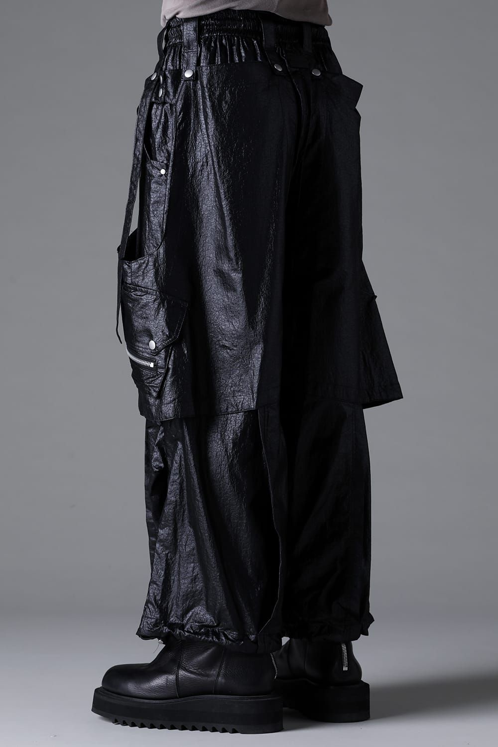 《2026SS先行予約》Parachute Cargo Wide Pants"Black" / パラシュートカーゴワイドパンツ"ブラック"