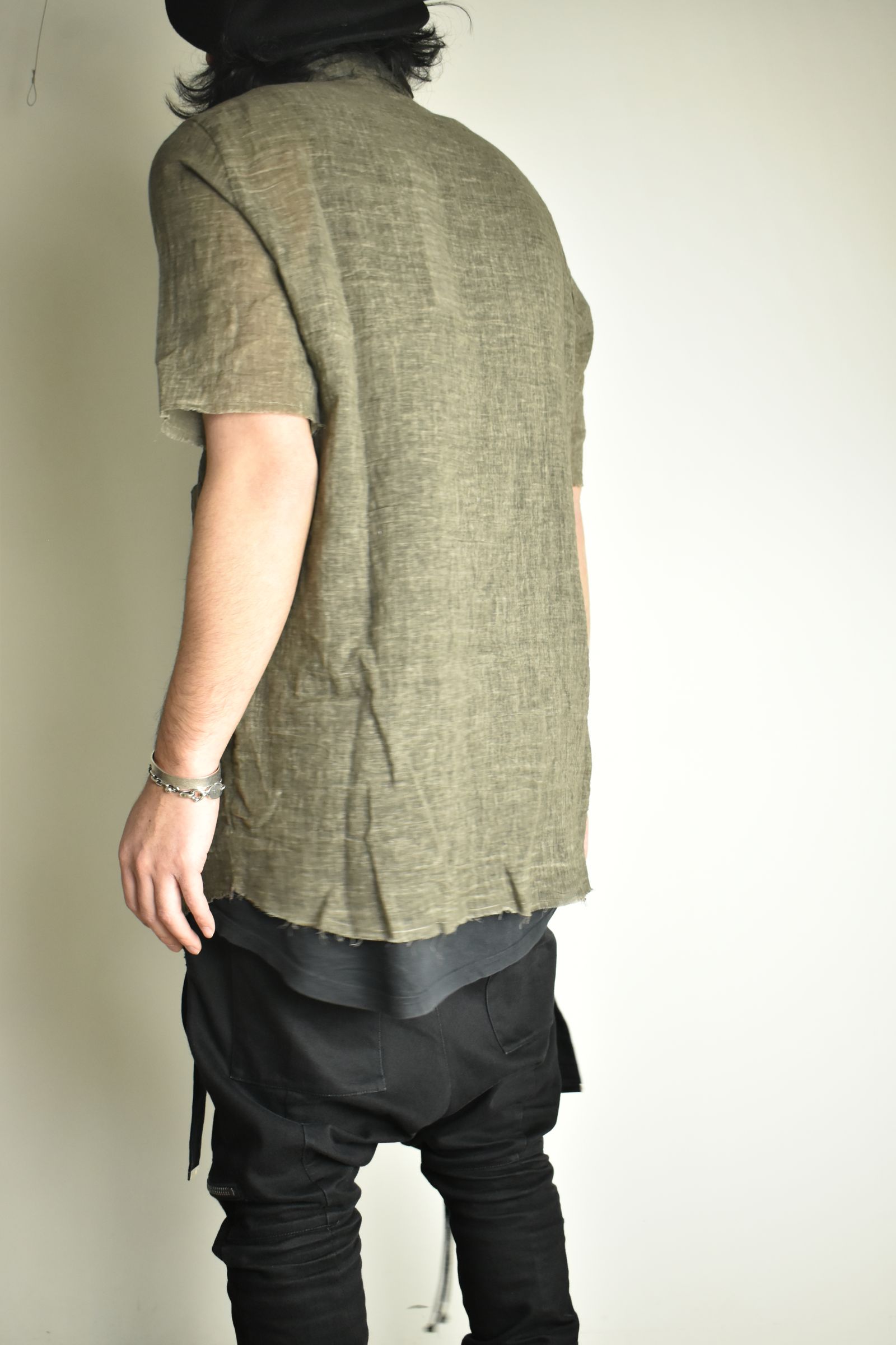 Short Sleeve Shirts"Charcoal Brown" / ショートスリーブシャツ"チャコールブラウン"