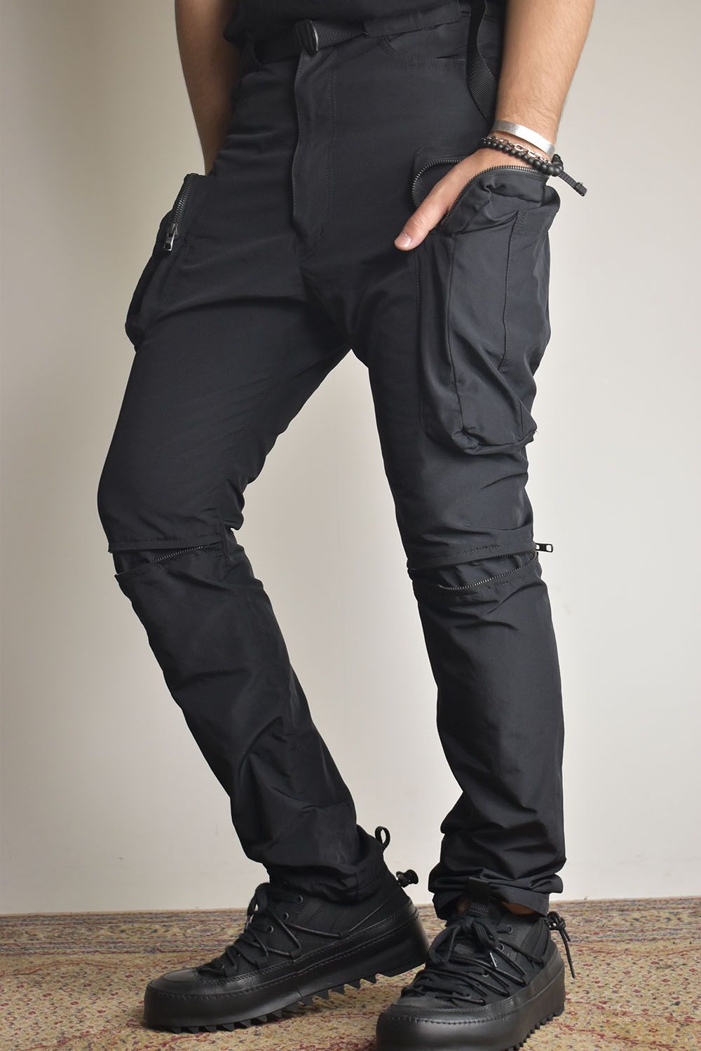 Slim Cargo Pants"Black" / スリムカーゴパンツ"ブラック"