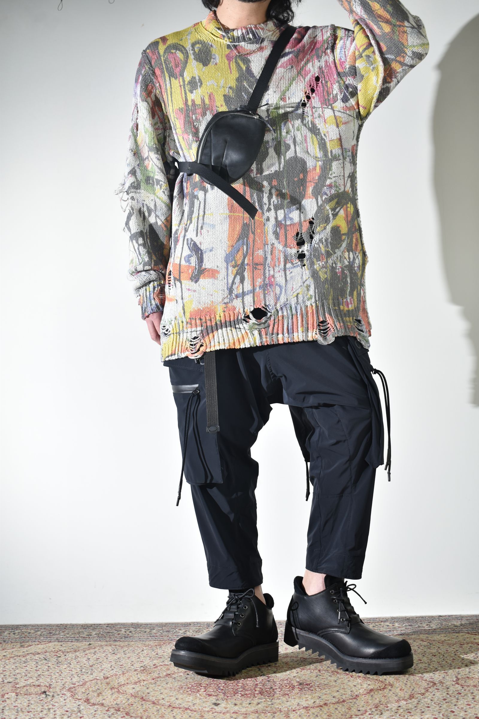 テクニカルなカーゴパンツ