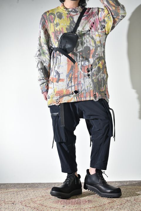 テクニカルなカーゴパンツ