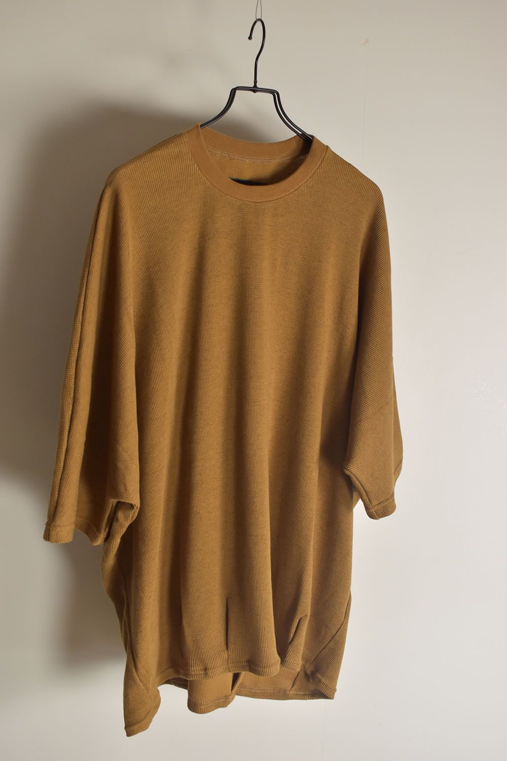 Waffle Dolman Tee"Raw Unber" / ワッフルドルマンTee"ローアンバー"