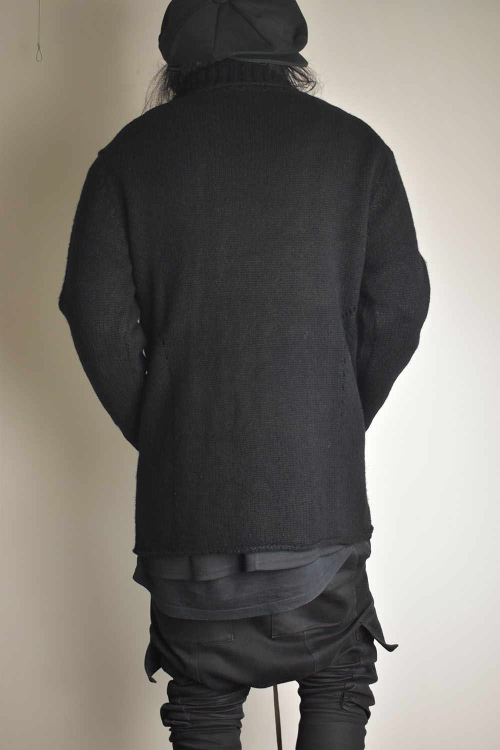 Riders Knit"Black" / ライダースニット"ブラック"