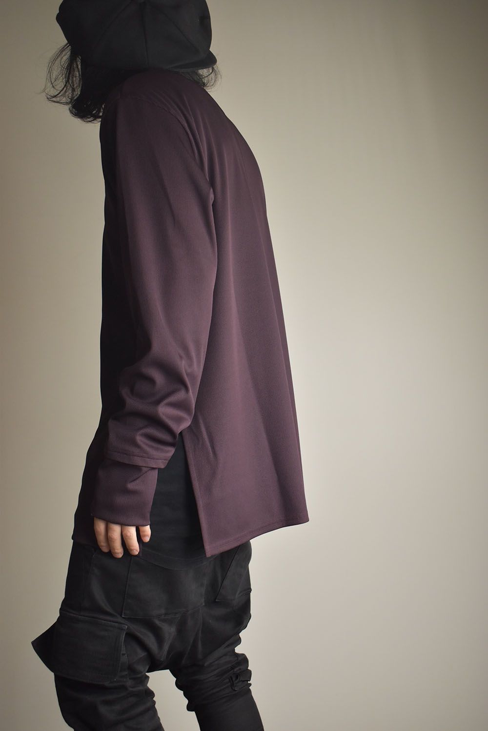 Base Layer Crew Neck "Bordeaux" / ベースレイヤークルーネック"ボルドー"