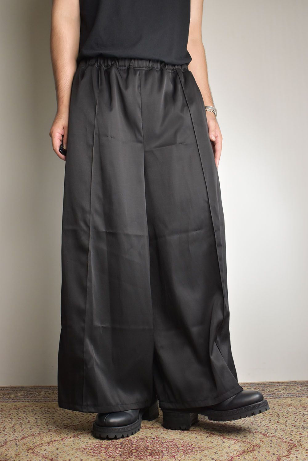 Easy Hakama Pants"Black" / イージー袴パンツ"ブラック"