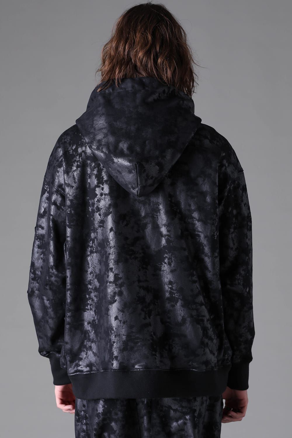 《2026AW先行予約》Sweat Cargo Hoodie Pullover"Black / L.Grey" / スウェットカーゴフーディプルオーバー"ブラック/ライトグレー"