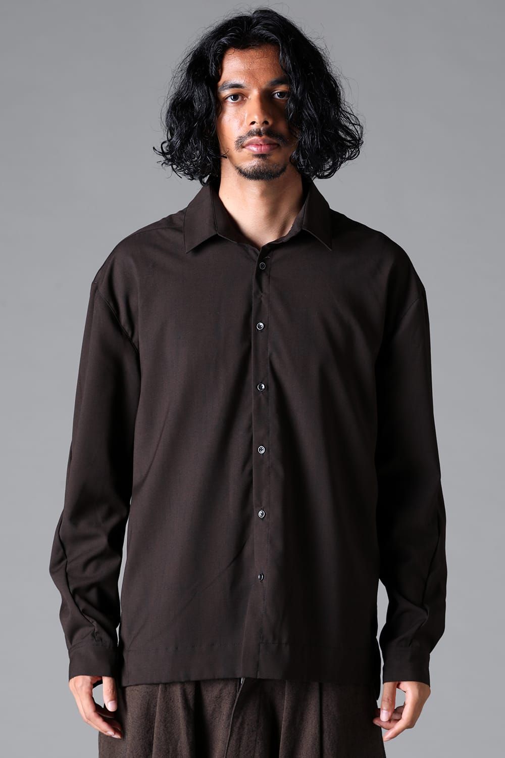 《2026SS先行予約》Abstract Shirt"Black / Grey /Brown" / アブストラクトシャツ"ブラック/グレー/ブラウン"