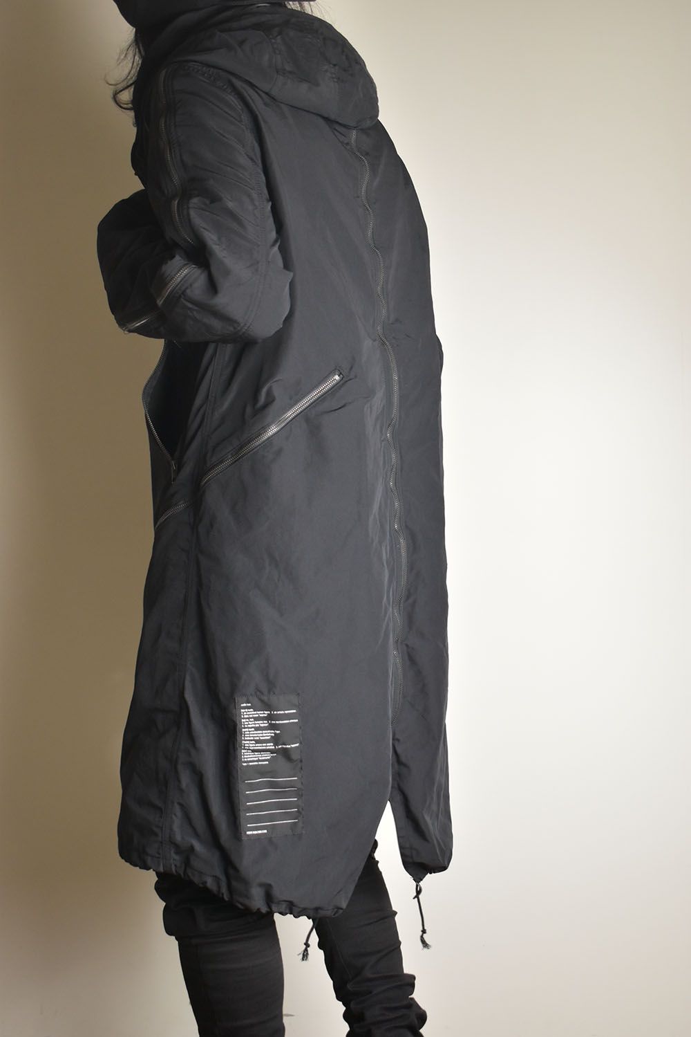 Multi Zip Military Parka Coat"Black" / マルチジップミリタリーパーカーコート"ブラック"
