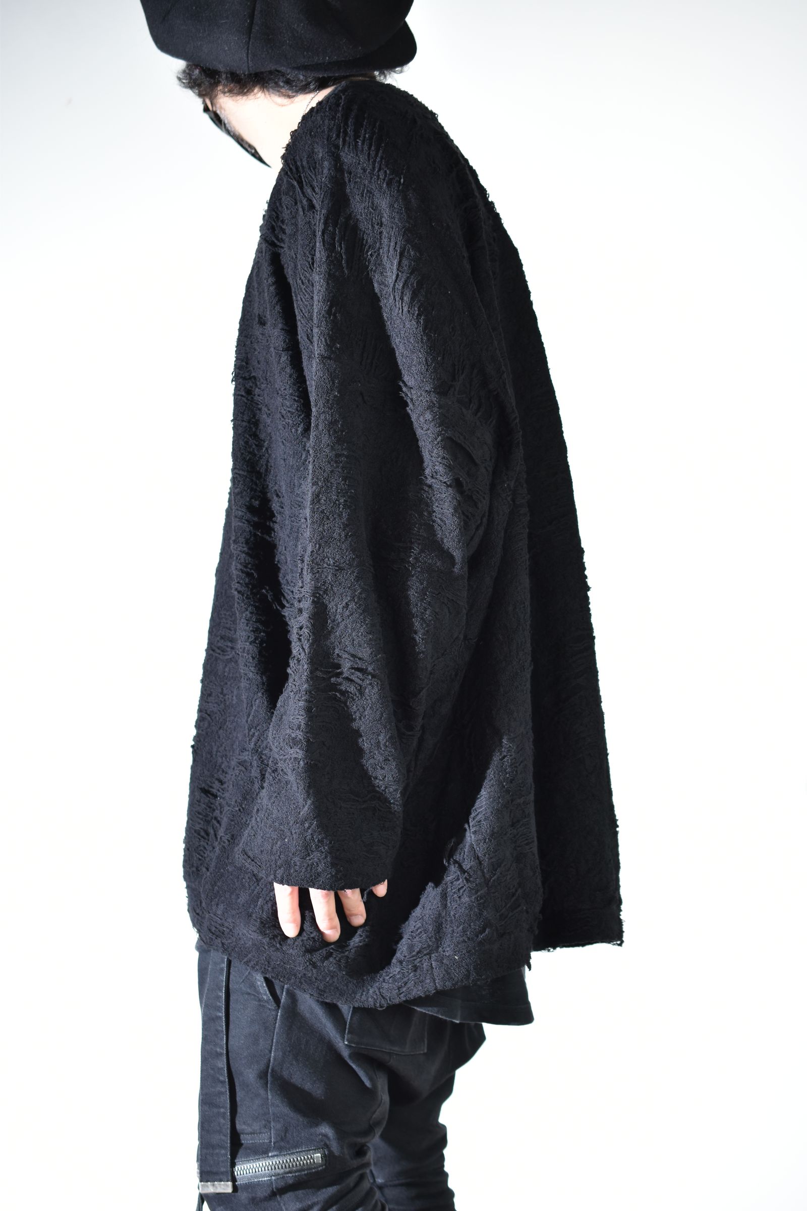 Extreme Over Sized Pullover"Black " / エクストリームオーバーサイズプルオーバー"ブラック"