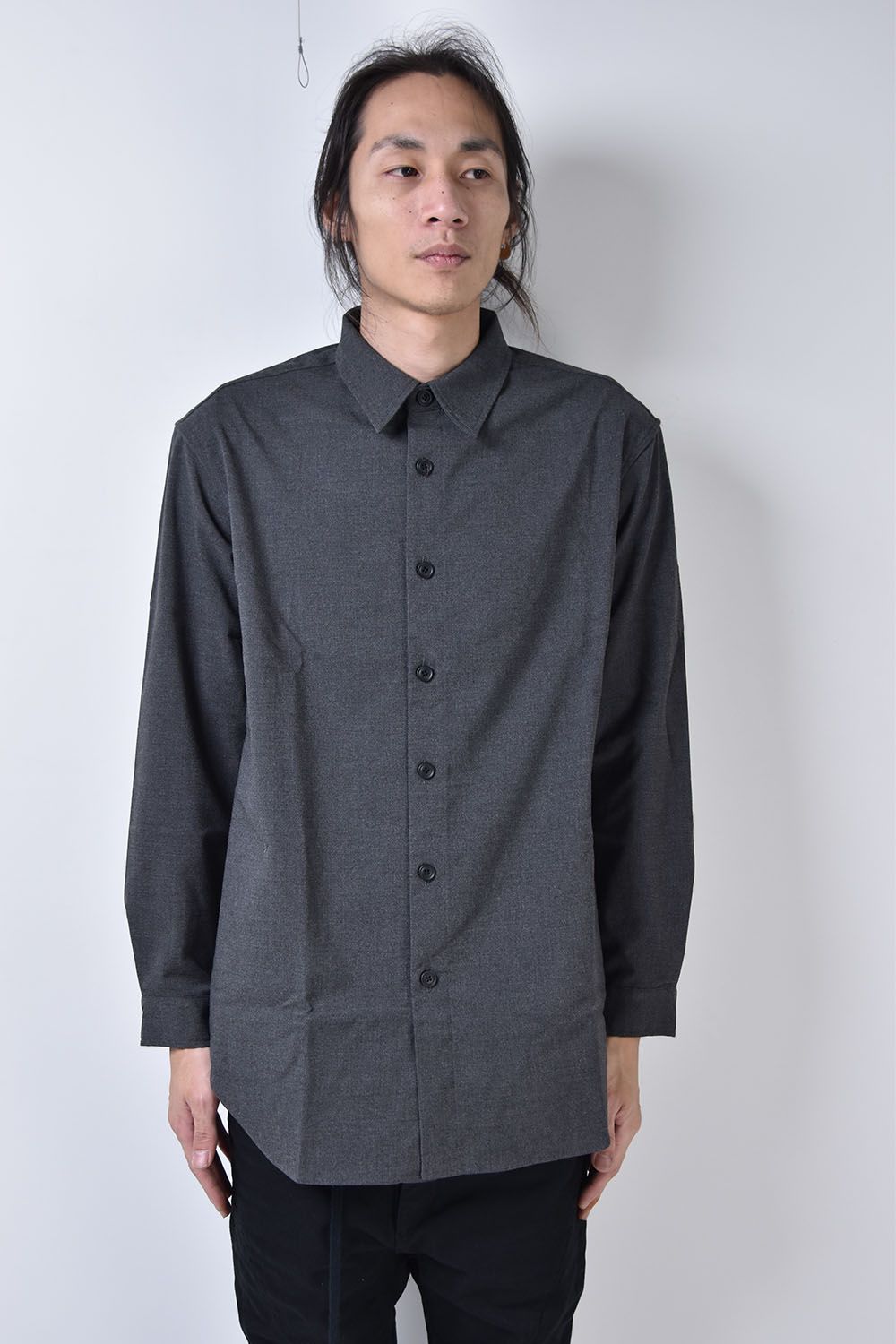 ISAMU KATAYAMA BACKLASH - Rayon-Polyester Overfitting Shirt