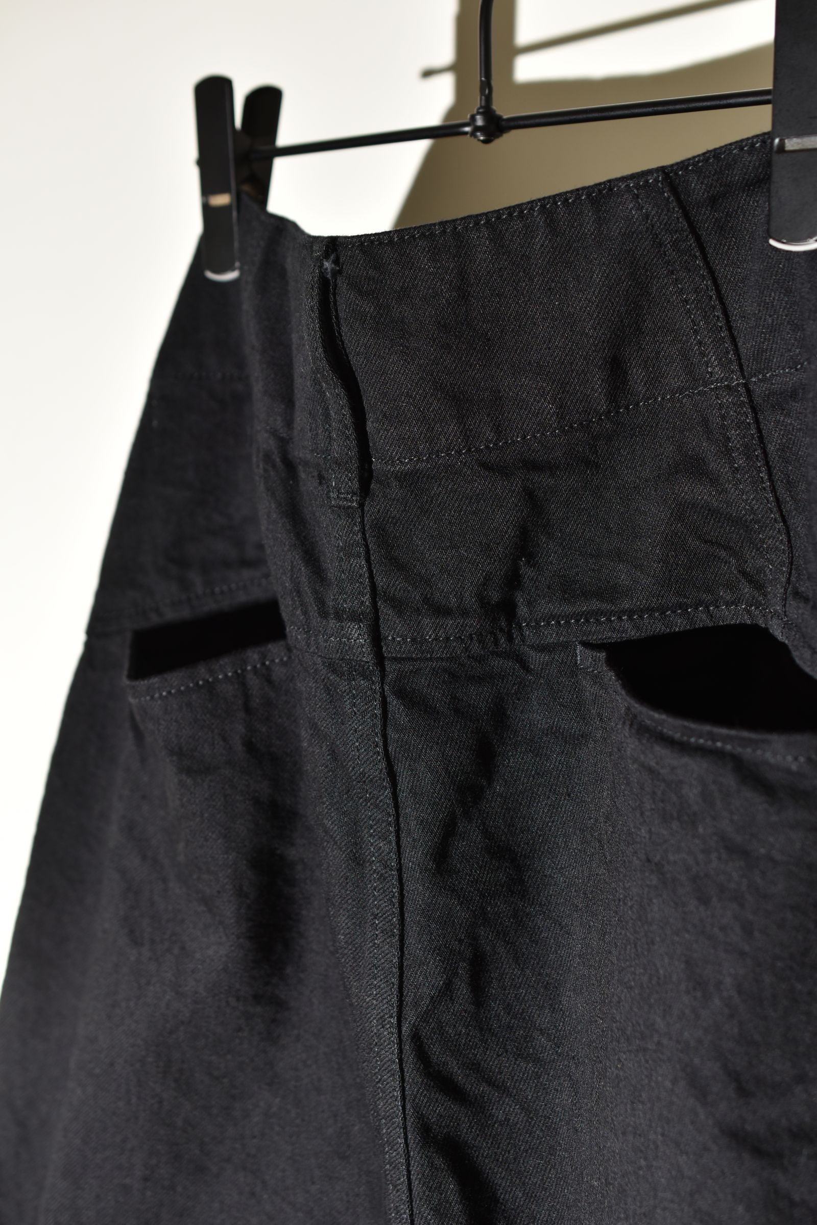 Sarrouel Denim Pants "Black" / サルエルデニムパンツ "ブラック"