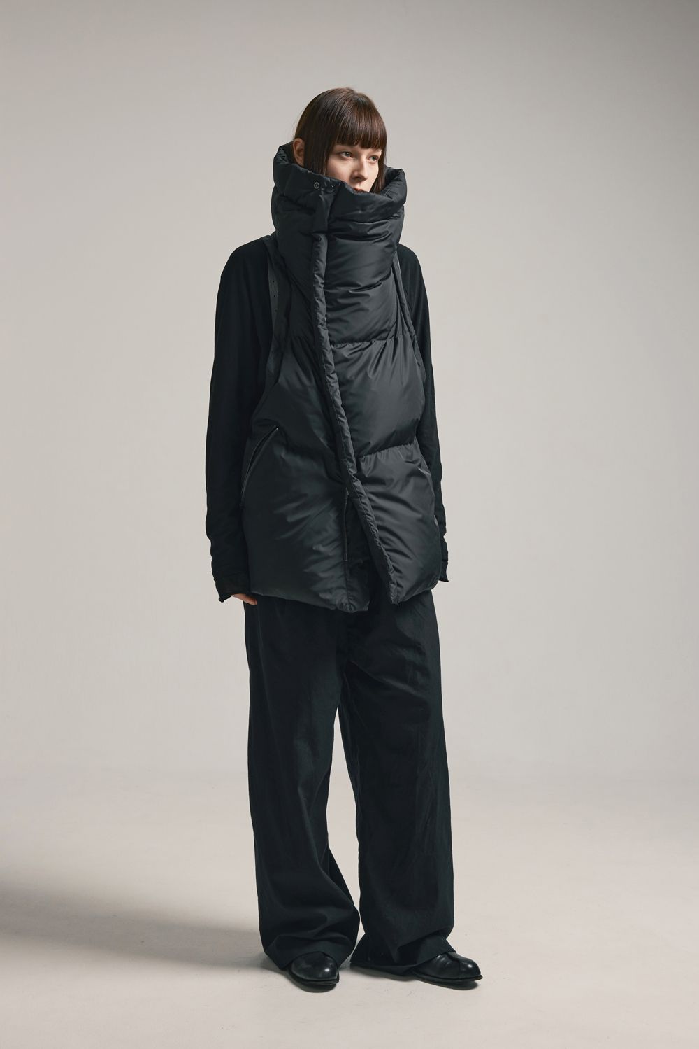 Detachable Sleeve Down Jacket"Black" / デタッチャブルスリーブダウンジャケット"ブラック"