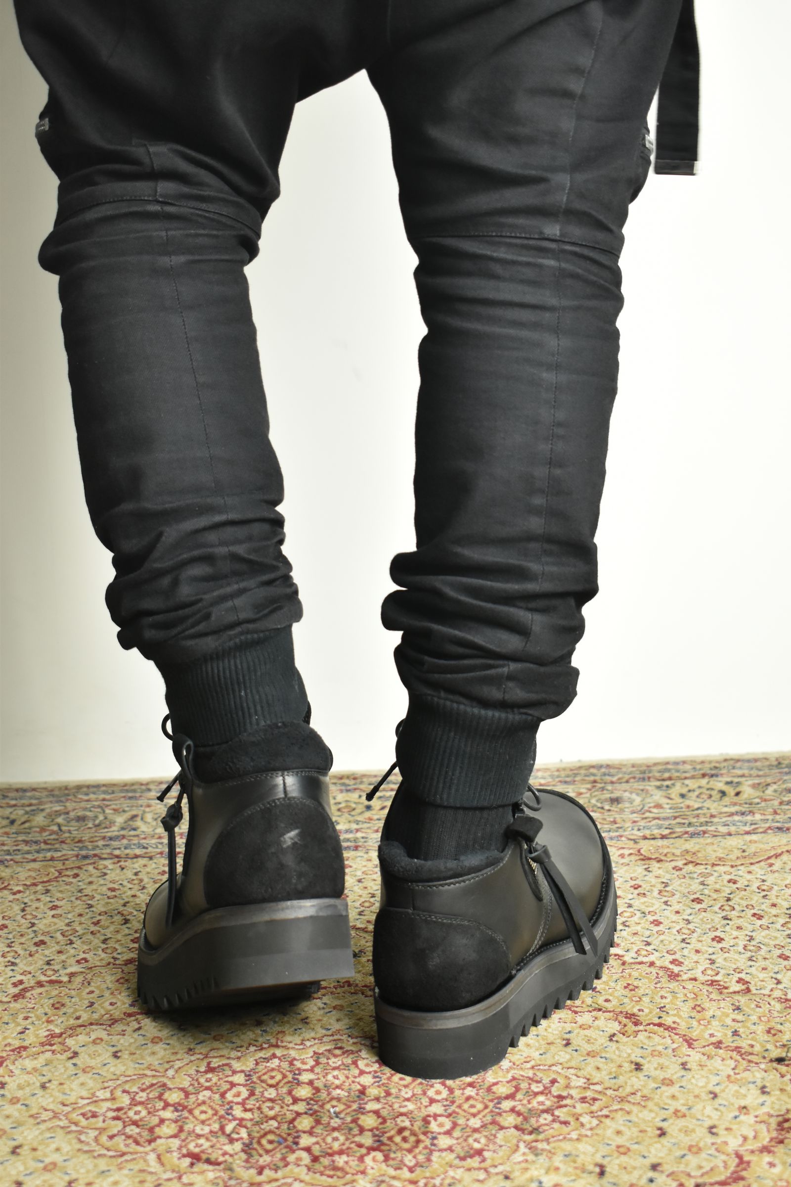 Horse Leather Derby Shoes"Black" / ホースレザーダービーシューズ"ブラック"