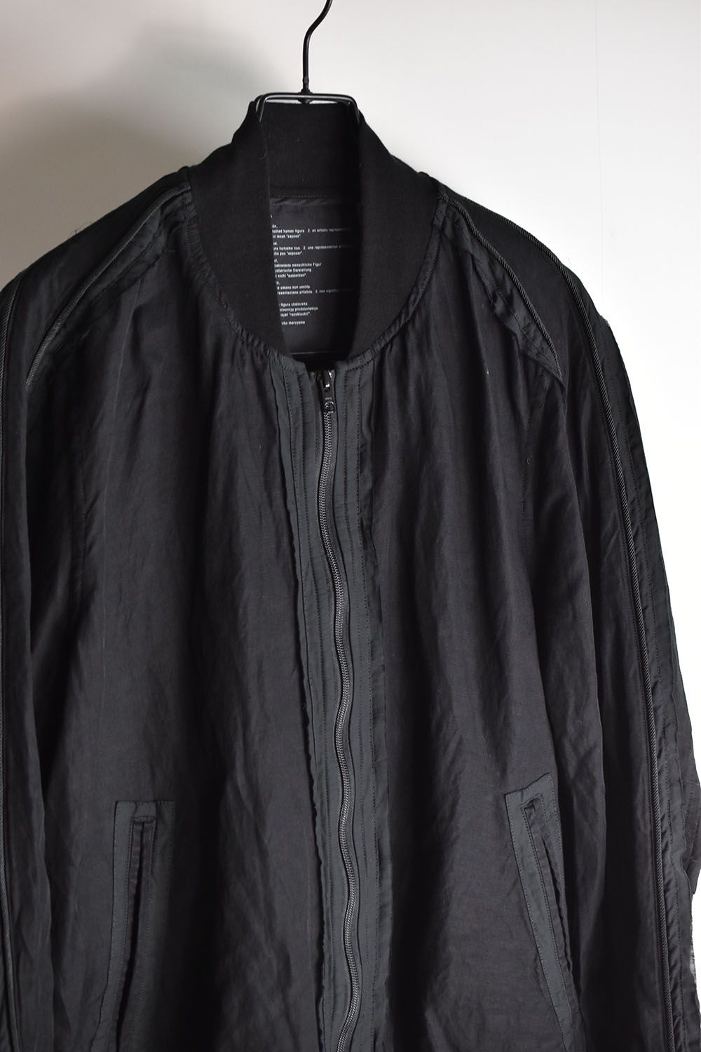 nude:masahiko maruyama - Garment Dyed Bomber Jacket