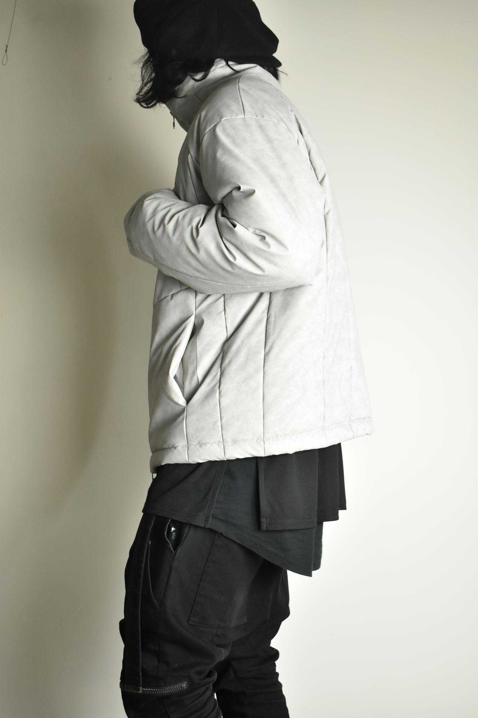 《2026AW先行予約》Padded Blouson "Smoke Black / L.Grey" / パデッドブルゾン"スモークブラック / ライトグレー"