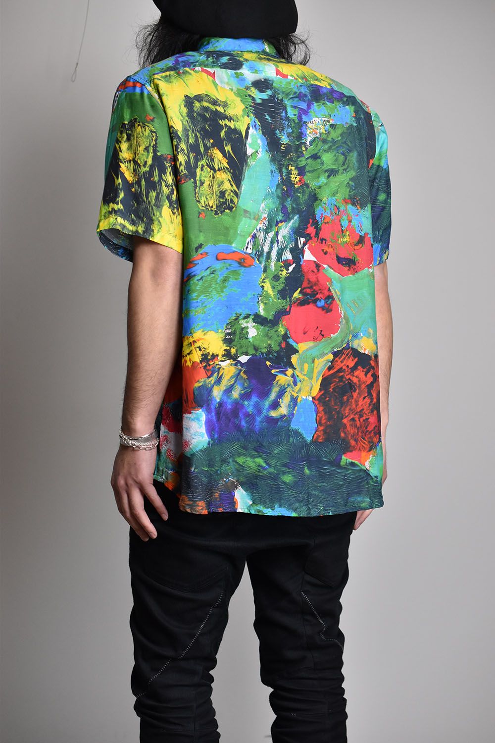 Ink Jet Print Oversized  Shirts"Colorful Print"/インクジェットプリントオーバーサイズシャツ"カラフルプリント"