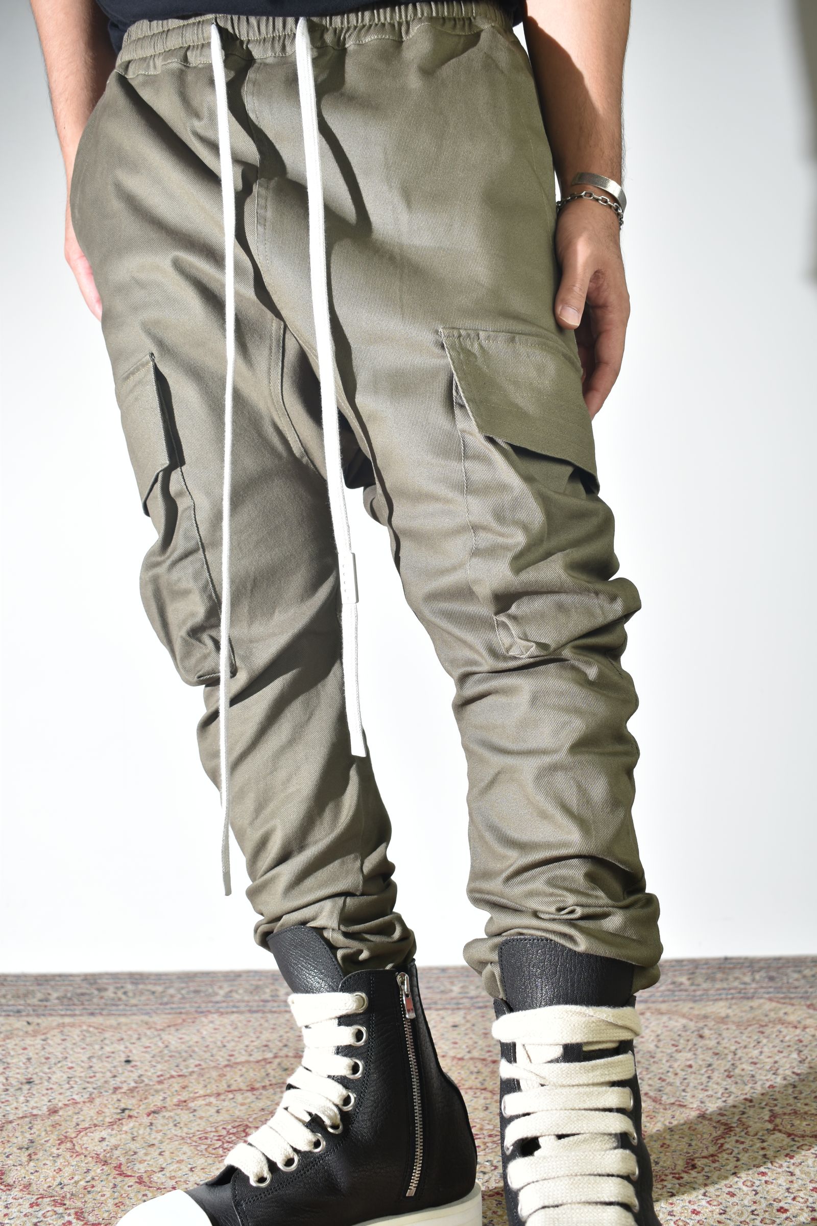 【Exclusive】Cargo Sarouel Skinny"Khaki" / カーゴサルエルスキニー"カーキ"