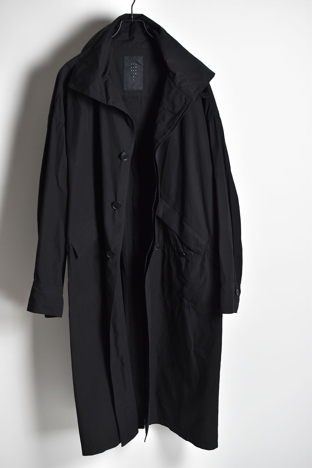 Cotton Linen Coat"Black"/コットンリネンコート"ブラック"