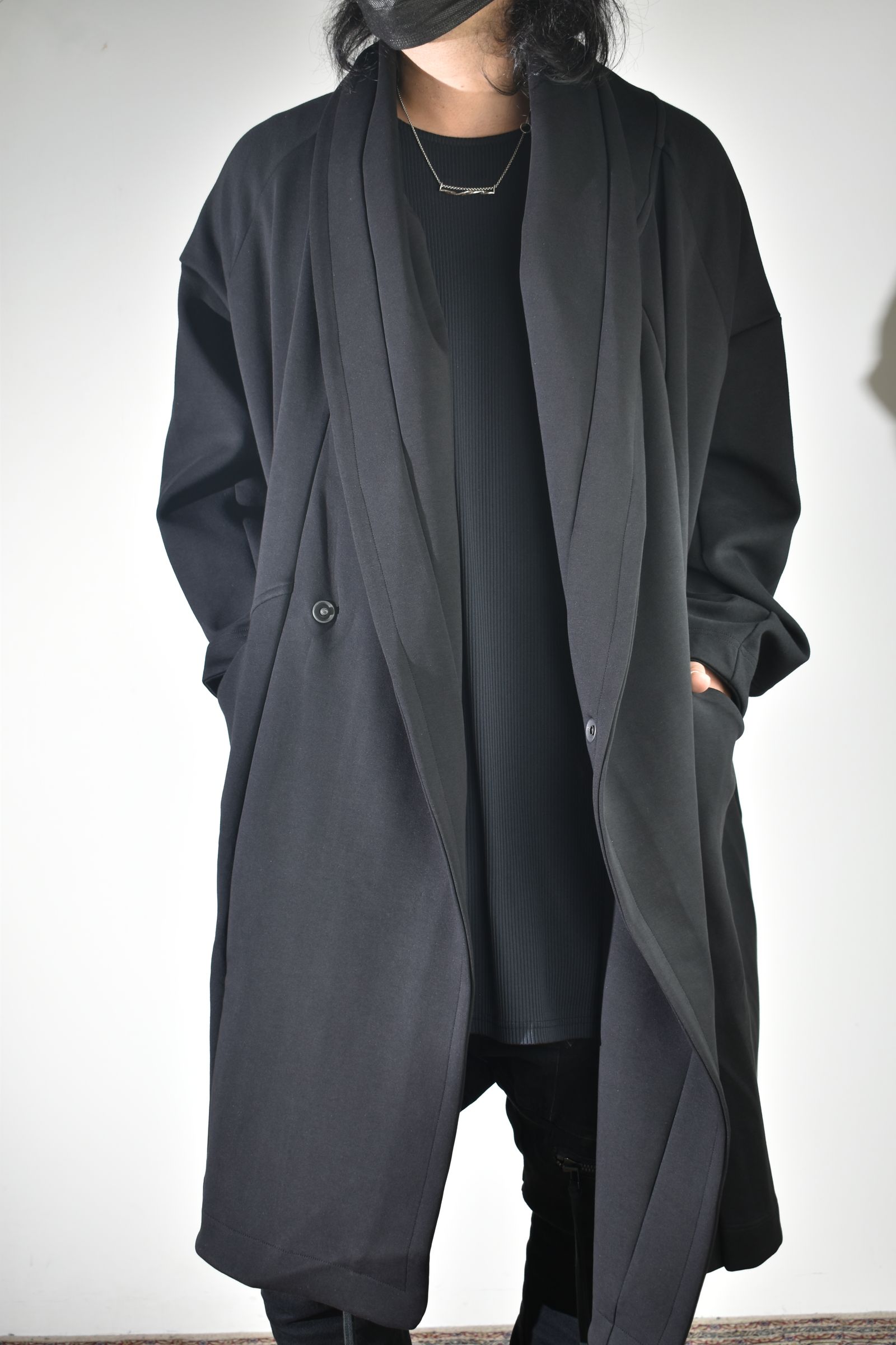 Rap Jersey Coat "Black" / ラップジャージーコート"ブラック"