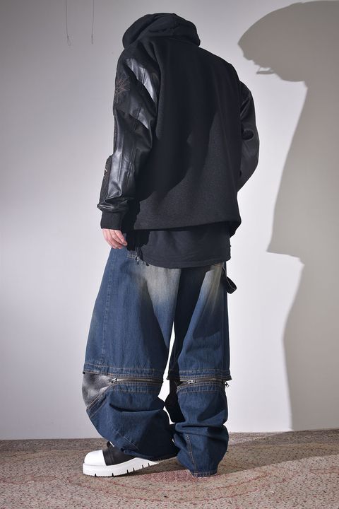 コーチジャケット×デニム