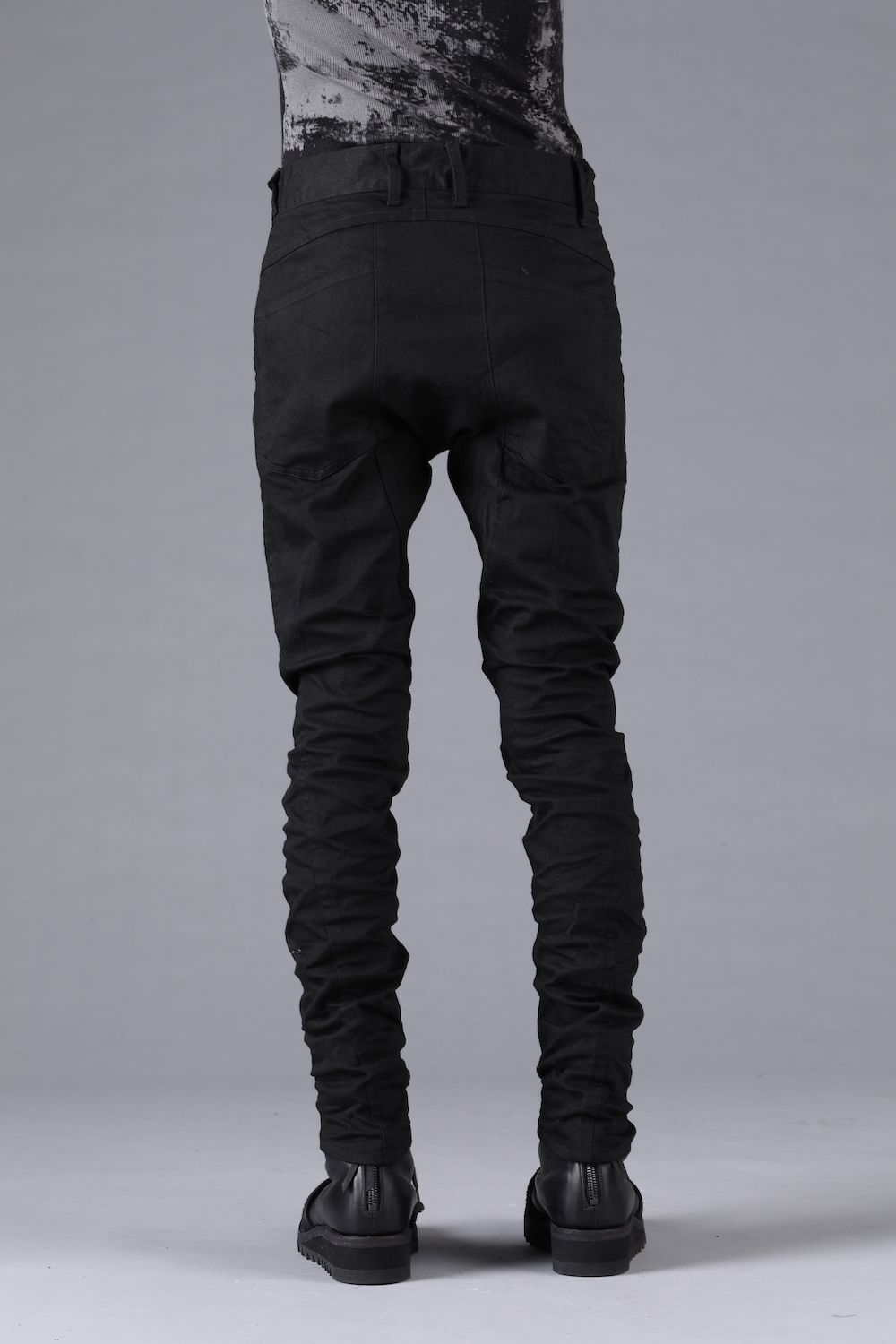 Stretch Denim Straight Slim Pants"Black" / ストレッチデニムストレートスリムパンツ"ブラック"