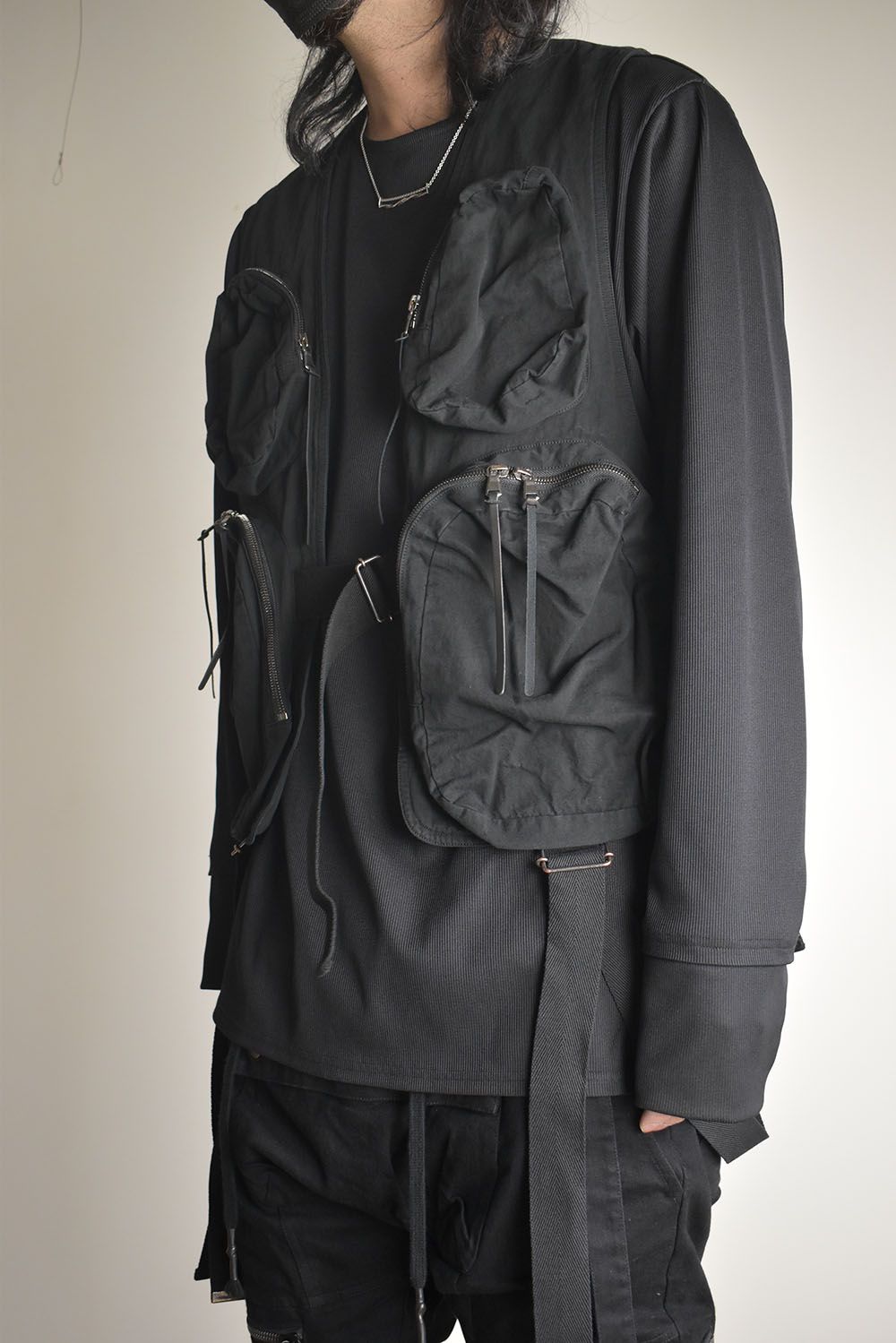 Cotton Twill Tactical Vest "Black" / 綿ツイルタクティカルベスト"ブラック"