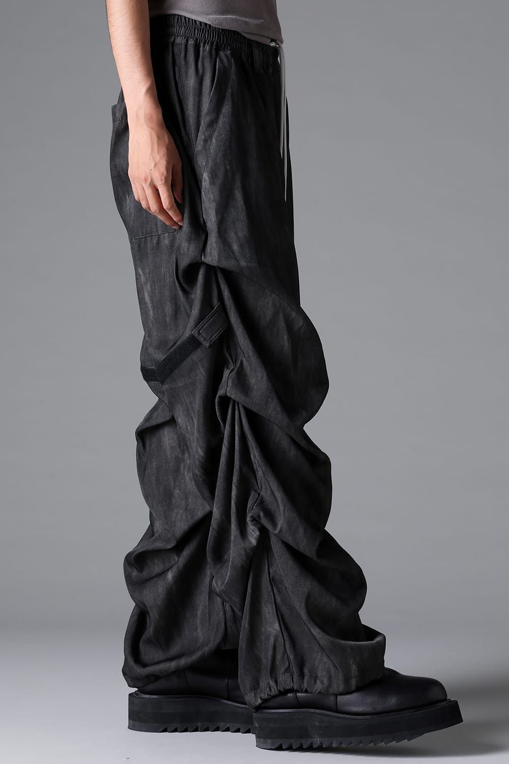 《2026SS先行予約》Tuck Wide Pants"Black / Uneven D.Grey / Uneven Grey" / タックワイドパンツ"ブラック/アンイーブンダークグレー/アンイーブングレー"