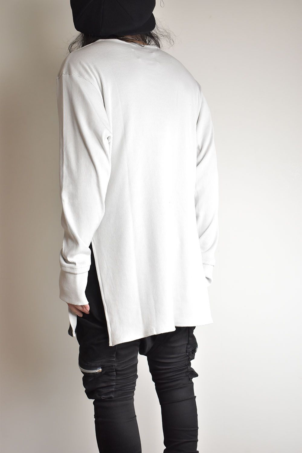 Base Layer Round Neck"Off White"/ベースレイヤーラウンドネック"オフホワイト"