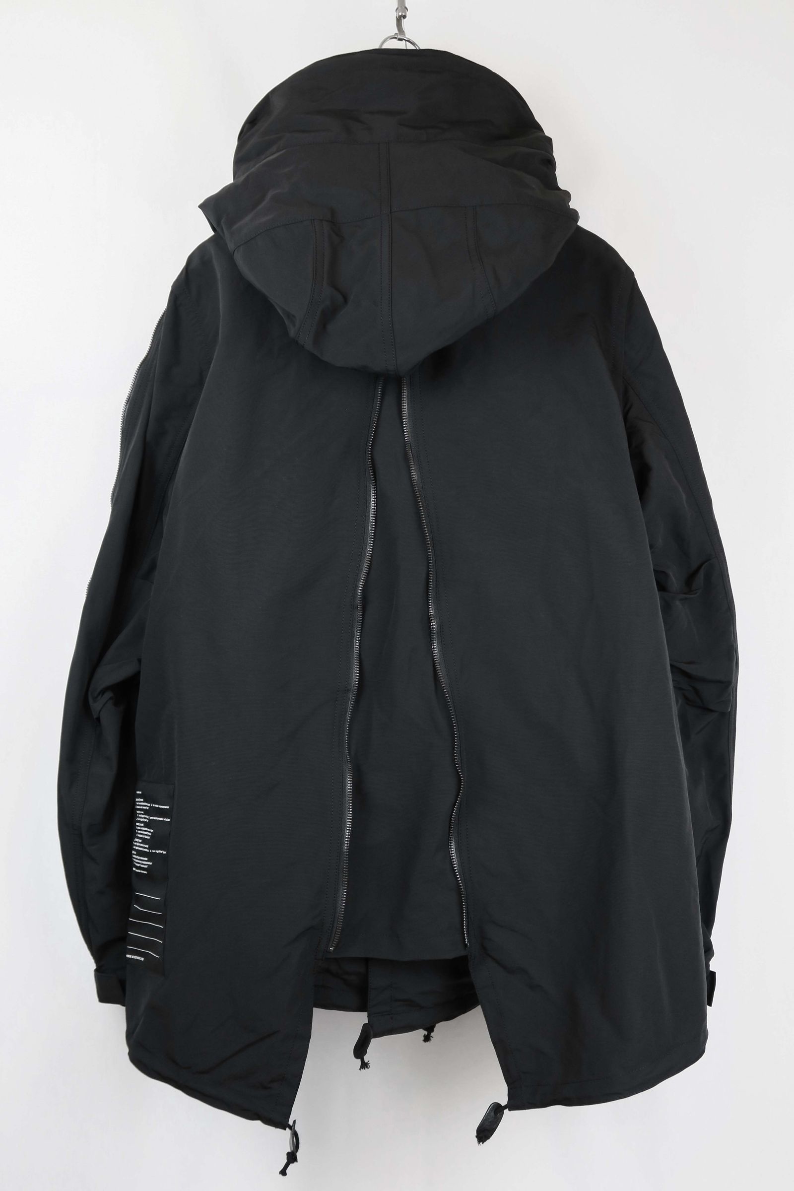Multi Zip Short Mods Coat"Black" / マルチジップショートモッズコート"ブラック"
