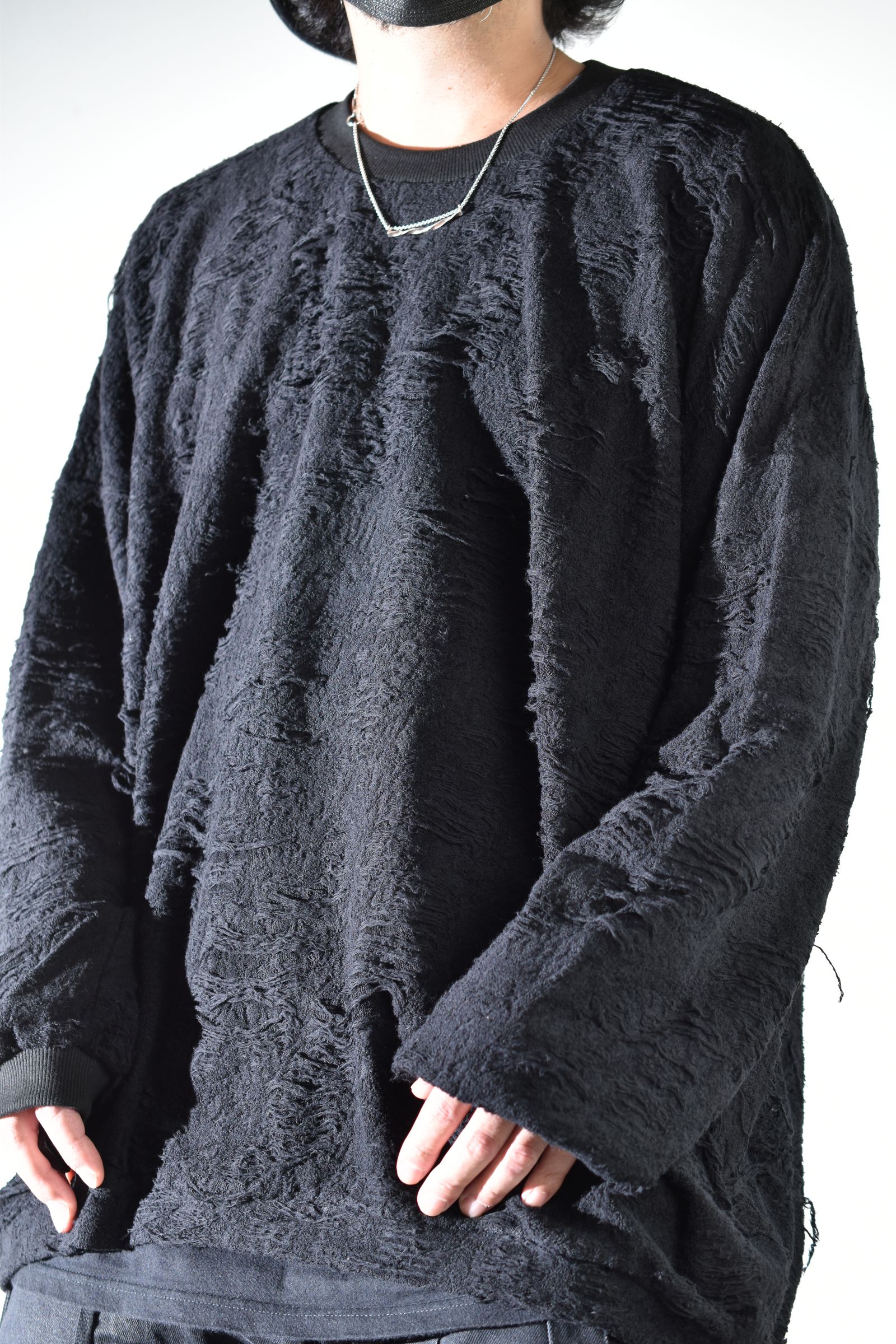 Extreme Over Sized Pullover"Black " / エクストリームオーバーサイズプルオーバー"ブラック"