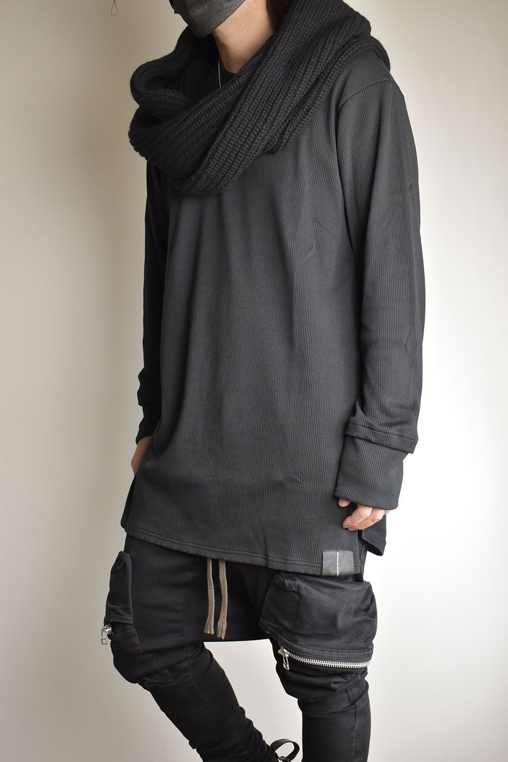 Knit Snood "Black" / ニットスヌード"ブラック"