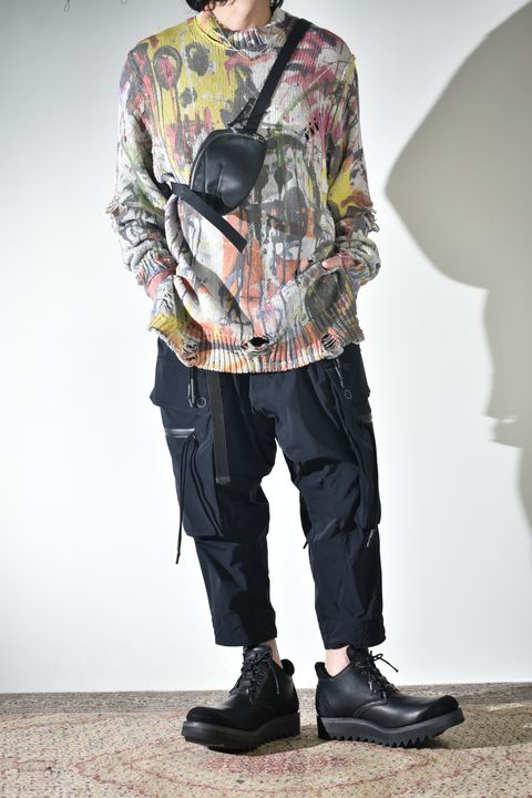 テクニカルなカーゴパンツ