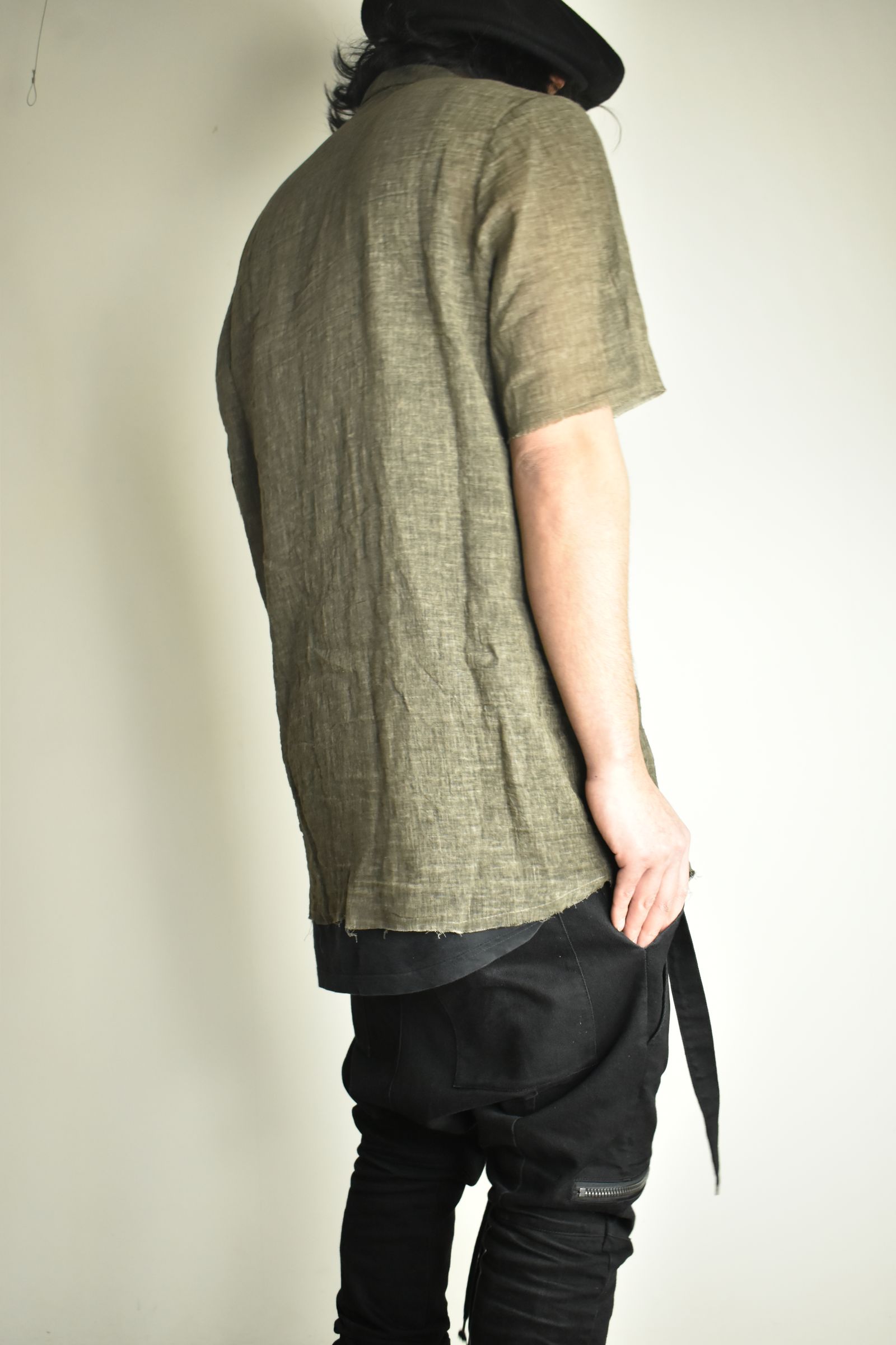 Short Sleeve Shirts"Charcoal Brown" / ショートスリーブシャツ"チャコールブラウン"