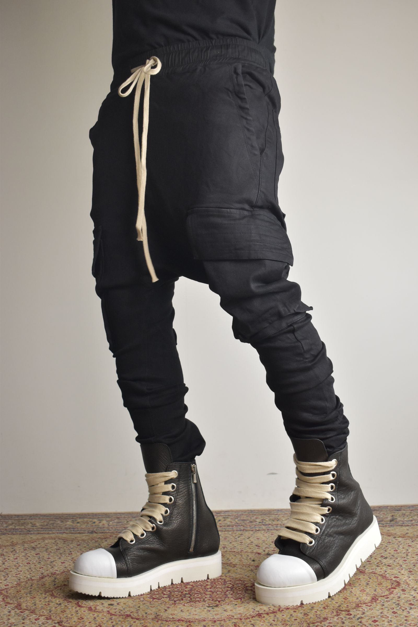 Cargo Sarouel Skinny"Black" / カーゴサルエルスキニー"ブラック"