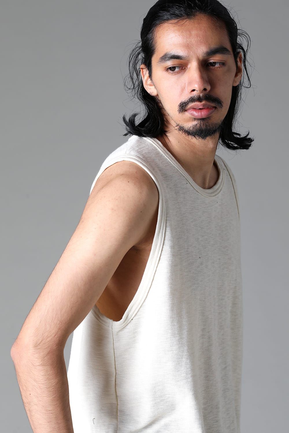 《2025AW先行予約》Tank Top"Black / Ivory / Grey / Beige /Khaki /D.Grey" /タンクトップ"ブラック/アイボリー/グレー/ベージュ/カーキ/ダークグレー"