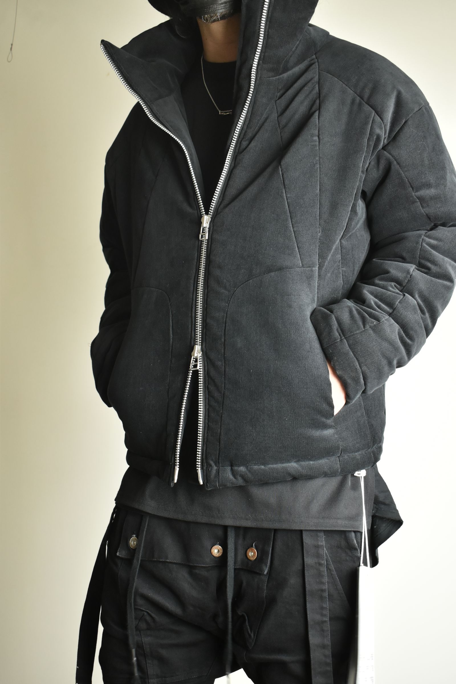 《2026AW先行予約》Corduroy Padded Blouson "Black" / コーデュロイパデッドブルゾン"ブラック"