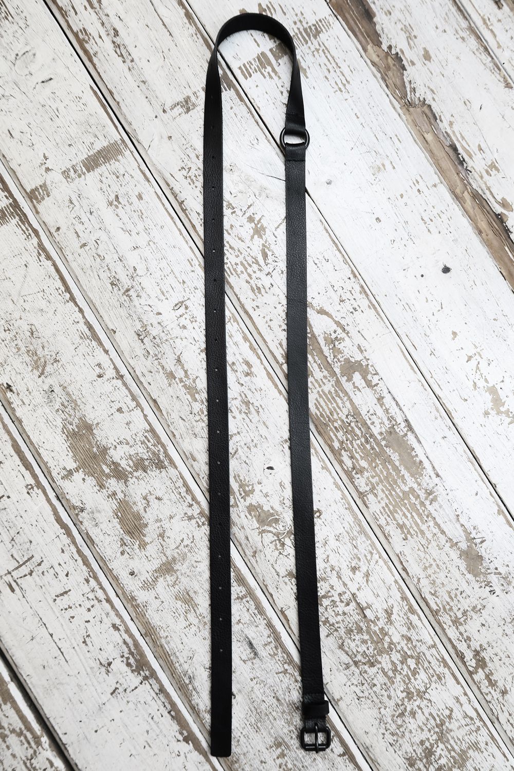 Leather Belt"Black" / ロングレザーベルト"ブラック"