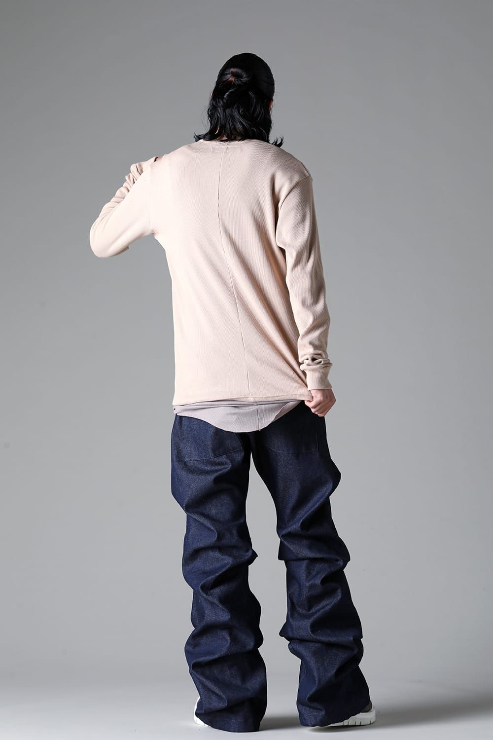 《2025AW先行予約》Crew Neck Top"Black / Beige /Khaki /Grey /D.Grey" / クルーネックトップ"ブラック/ベージュ/カーキ/グレー/ダークグレー"